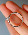 Sapphire Crown - Bague saphir fantaisie vermeil or avec cadre royal - réglable - Véritables pierres précieuses saphir