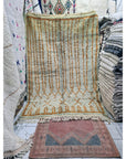 Authentic pure wool Berber rug 178 x 268 cm