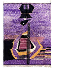 Berber wool rug from M'Rirt 166 x 210 cm