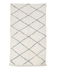 Tapis berbère marocain pure laine 120 x 250 cm