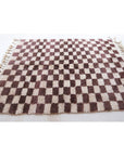 Pure wool Moroccan Berber carpet 169 x 251 cm