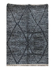 Authentic Moroccan Berber rug gray wool Jemaa