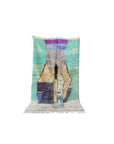 Moroccan Berber wool rug 145 x 262 cm