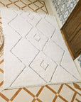 Authentic Berber rug in Kenitra wool 200 x 280 cm