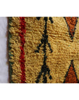 Tapis d'entrée berbère marocain pure laine 73 x 343 cm