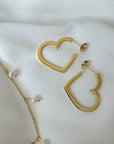 Boucles d'oreilles clous LUSINGHIERO | Acier inoxydable | étanche | Saint Valentin