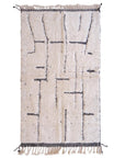 Tapis berbère marocain pure laine 152 x 244 cm