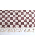 Pure wool Moroccan Berber carpet 169 x 251 cm