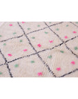 Tapis berbère marocain pure laine 151 x 186 cm