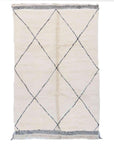 Pure wool Moroccan Berber carpet 191 x 304 cm