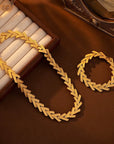 Gedurfde look V-ketting ketting en armband