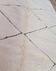 Beni Ouarain pure wool Berber rug 213 x 290 cm