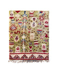 Tapis berbère en laine coloré 109 x 147 cm
