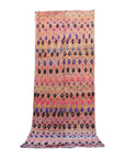 Pure wool Moroccan Berber carpet 173 x 430 cm