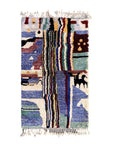 Pure wool Moroccan Berber carpet 113 x 189 cm