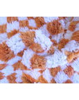 Tapis berbère en laine à carreaux 170 x 255 cm VENDU