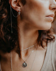 QUASTA earring with ear cuff