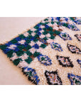 Tapis berbère marocain pure laine 90 x 180 cm