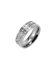 Bague MONDO | Acier inoxydable | hydrofuge