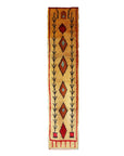 Tapis d'entrée berbère marocain pure laine 73 x 343 cm