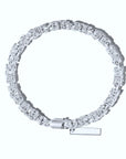 Klassieke sterling zilveren drakenkettingarmband