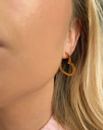 Boucles d'oreilles clous LUSINGHIERO | Acier inoxydable | étanche | Saint Valentin