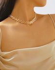 Gedurfde look V-ketting ketting en armband