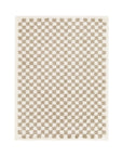 CHECKERS Zacht en comfortabel hoogpolig vloerkleed