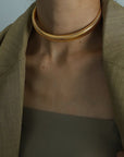 Dikke stretch designarmband en choker