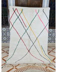 Tapis berbère coloré pure laine 160 x 255 cm