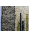 Tapis d'entrée berbère marocain pure laine 73 x 384 cm