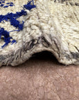 Tapis berbère marocain pure laine 68 x 192 cm