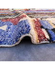 Pure wool Moroccan Berber carpet 113 x 189 cm