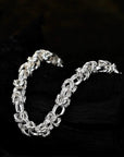 Klassieke sterling zilveren drakenkettingarmband