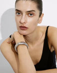 Dikke stretch designarmband en choker