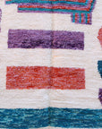 Tapis berbère marocain pure laine 162 x 238 cm