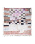 Tapis berbère marocain pure laine 205 x 193 cm
