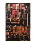 Pure wool Moroccan Berber carpet 180 x 287 cm