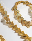 Gedurfde look V-ketting ketting en armband
