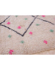 Tapis berbère marocain pure laine 151 x 186 cm