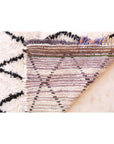 Tapis d'entrée berbère marocain pure laine 75 x 202 cm