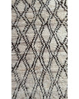Tapis d'entrée berbère marocain pure laine 96 x 220 cm