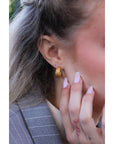 SUN hoop earrings