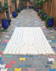 Authentic Berber rug in Khémisset wool 200 x 300 cm