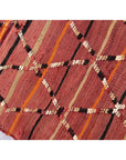Tapis berbère Kilim marocain pure laine 126 x 208 cm