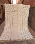 Beni Ouarain pure wool Berber rug 195 x 306 cm