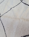 Berber rug Beni Ouarain pure wool 200 x 300 cm