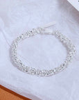 Klassieke sterling zilveren drakenkettingarmband