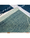 Authentique tapis berbère en pure laine 210 x 315 cm
