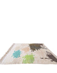Pure wool Moroccan Berber carpet 196 x 262 cm
